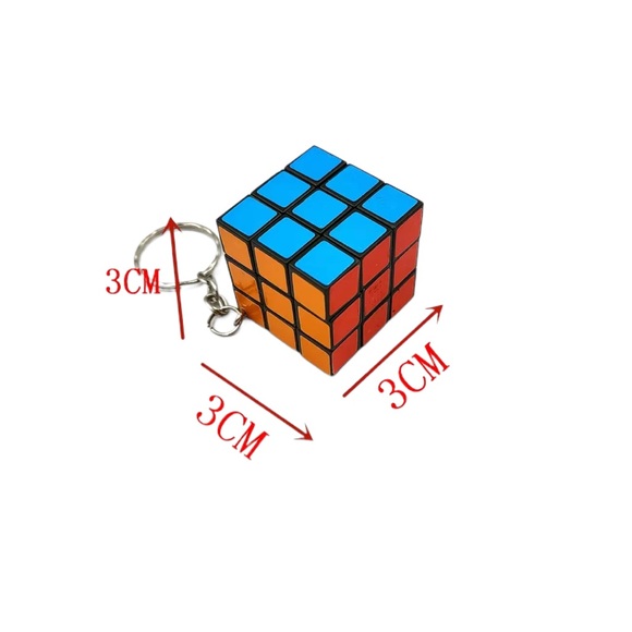 Mini Rubik’s Cube Toy Keychain - Picture 3 of 3